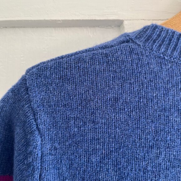 Woolovers Lambswool Striped Sweater - Picture 9 of 10